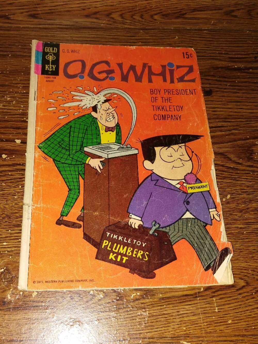 O. G. Whiz Boy President of the Tinkletoy Company #3 (Gold Key Comics, 1971)